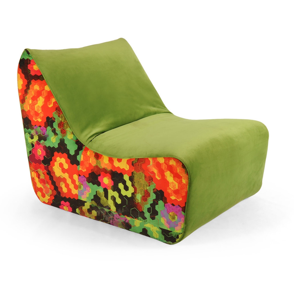 MD LIVE Zöld design Kárpitos beltéri fotel